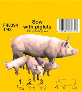CMK F48394 Sow with Piglets