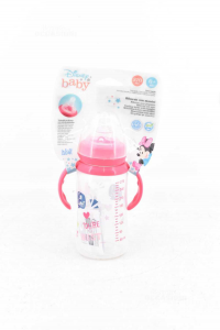 Baby Botle With Handles Lulabi Disney Baby Pink 270 Ml New