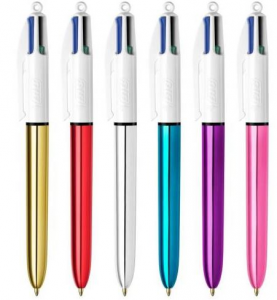 Penna 4 Colours SHINE metalliz.