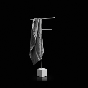 Free-standing towel rack Bivio antoniolupi