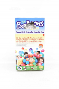Kit Completo Fun Balloons Box Fill Party With Happiness Bombola D'elio Nuovo X