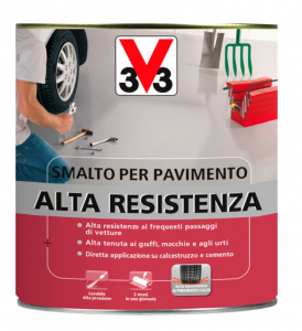 Smalto per pavimenti alta resistenza a solvente 0,50 lt - Grigio chiaro