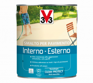 Smalto per pavimenti interno - esterno 2,5 lt - Bianco