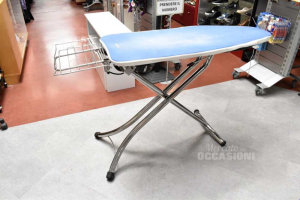 Ironing Board Ddolo Lining White And Light Blue Mod.lord Total Power 450w