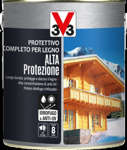 Protettivo completo alta protezione a solvente 2,5 lt - Noce antico