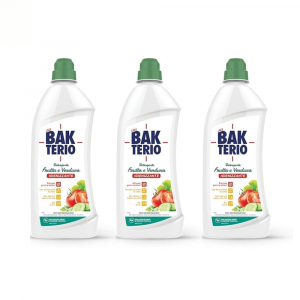 Detergente Igienizzante per Frutta e Verdura Bakterio pack da 3