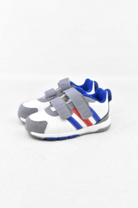 Schuhe Adidas Baby Weiß Blau Größe 21 Neu