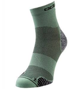 Odlo - SOCKS QUARTER CERAMICOOL RUN LODEN FROST