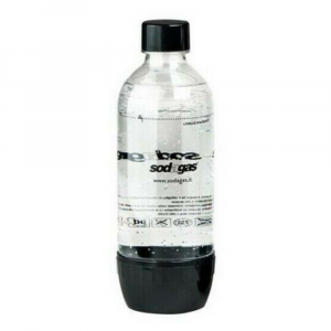Bottiglia Nera, PET, 1 Lt, 38mm, per Gasatore Acqua SodaStream, SodaGas 