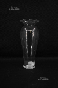 Vase Flower Stand Glass H 24 Cm