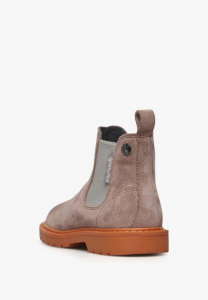 NATURINO PICCADILLY Suede Chelsea boots, Pink