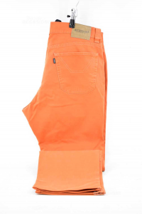 Pants Man Jeckerson Orange Size 36