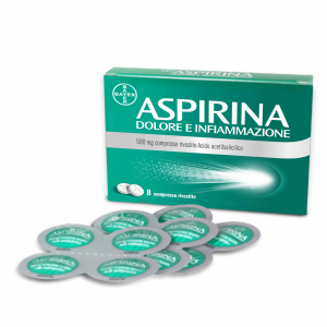 ASPIRINA DOLORE INF*8CPR