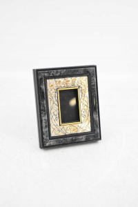 Mini Silver Frame With Frame Black 9x11 Cm