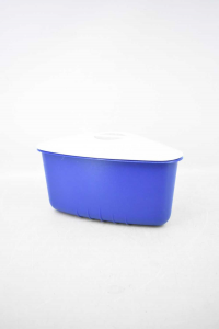 Container From Fridge Tupperware Triangular Blue Gray 275-2 20x29cm