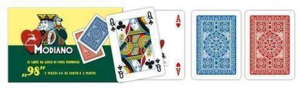 Carte da gioco Ramino 98 Modiano doppio mazzo, 108 carte