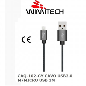 CAVO USB2.0 M/MICRO USB 1 METRO CAQ-102-GY