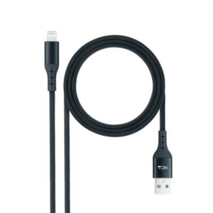 Lightning to USB 2.0 Cable, Lightning/M -USB A/M, Black, 1 m