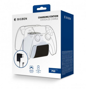 NACON PS5DUALCHARGER, Base di ricarica, PlayStation 5, Nero, Bianco, Sony, 3 h, AC