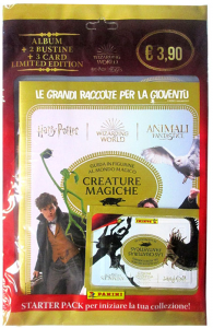 PANINI Stickers Harry Potter Creature Album Starter Pack
