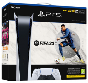 Playstation 5 Digital Edition + FIFA 23 C Chassis
