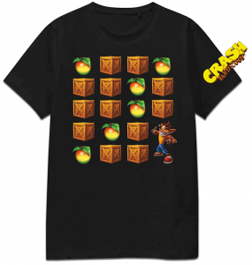 T-Shirt Crash Bandicoot Apple Crate Tee L