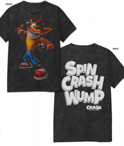 T-Shirt Crash Bandicoot Spin Crash Wump XXL