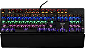 Tastiera Gaming Meccanica NOUA Armor Retroilluminazione RGB 104 Tasti (12 Multimediali) Switch Rossi OUTEMU con Software Layout IT