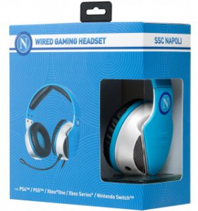 Wired Gaming Headset SSC Napoli (PS4, PS5, XB1, XBX, Switch, PC)
