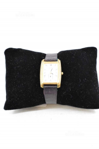 Wrist Watch Woman Seiko Steel,strap Brown,water Resistant Battery Op.ed
