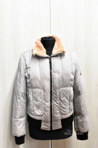 Jacket Woman Refrigiwear Cruz Size S-m Lilac With Fur Collar