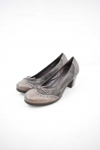 Shoes Woman Caterina Brown True Leather Size 38