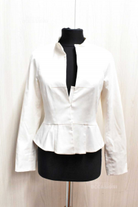 Jacket Woman Hugo Boss Size 38 White