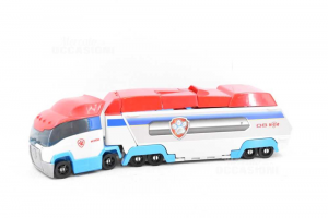 Game Truck Paw Patrol Red Gray Light Blue Without Characters