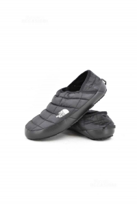 Slippers From Home The North Face Black Embroided Size 40.5