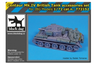 BLACKDOG T72152 Centaur Mk IV Set di accessori per carro armato britannico