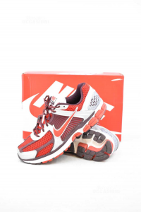 Schuhe Mann Nike Vomero 5 Rot Grau Größe 45 Us12.5 Uk10 Mit Box