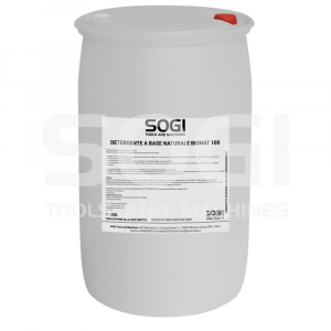 Detergente sgrassante SOGI BIONAT 100 - sostenibile, naturale e potente - per uso manuale o in vasche - fusto da 200 L