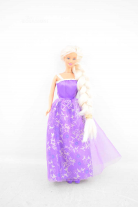 Puppe Barbie Kleid Lila Rapunzel