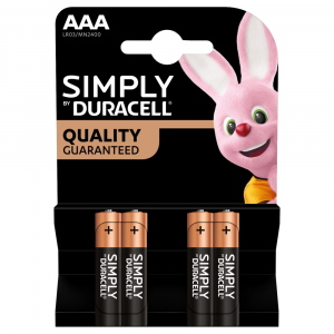 Duracell Batterie alcaline Simply AAA