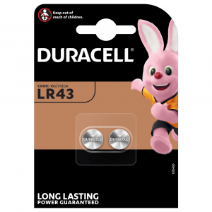 Duracell Batterie Specialistiche alcaline LR43 da 1,5V