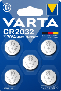 Varta 5 batterie CR2032 litio