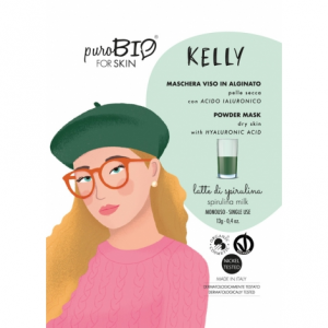 Maschera Viso Kelly Peel Off Pelle Secca Latte di Spirulina - Purobio Cosmetics