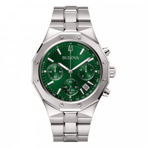 Bulova Orologio Octagon, Cronografo, Quadrante Verde