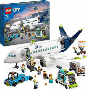 LEGO 60367 City Aereo Passeggeri, Grande Modellino di Aeroplano