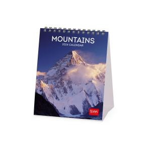 Legami Calendario da Tavolo 2024  12 x 14,5 Cm Mountains