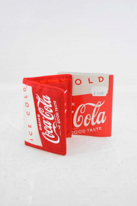 Portafoglio Coca Cola Dimensione 19x13 Cm Nuovo