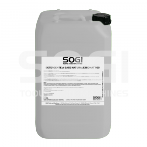 Detergente sgrassante SOGI BIONAT 100 - sostenibile, naturale e potente - per uso manuale o in vasche - tanica da 20 L