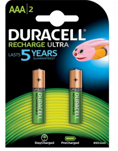 PILE MINISTILO AAA RICARICAB STAYS   DURACELL BLS 2 PZ