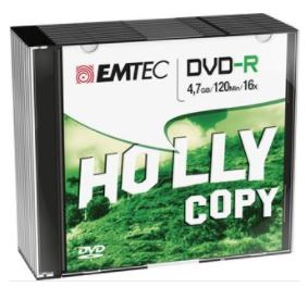 DVD-R 4.7GB 16X SLIM CASE